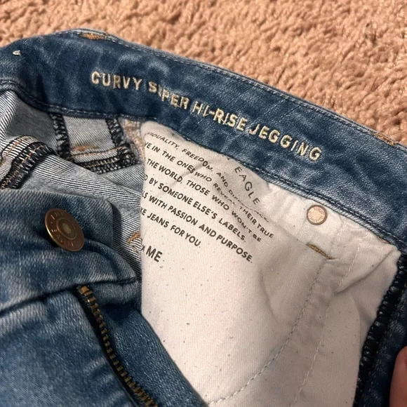 Womens AE Skinny Jeans (Short) - Picture 2 of 3